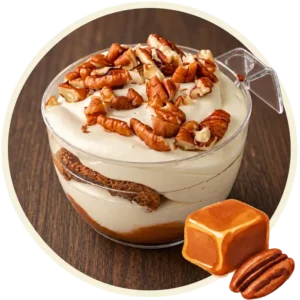 Tiramisu caramel beurre salé aux noix de pécan Esalta à Paris